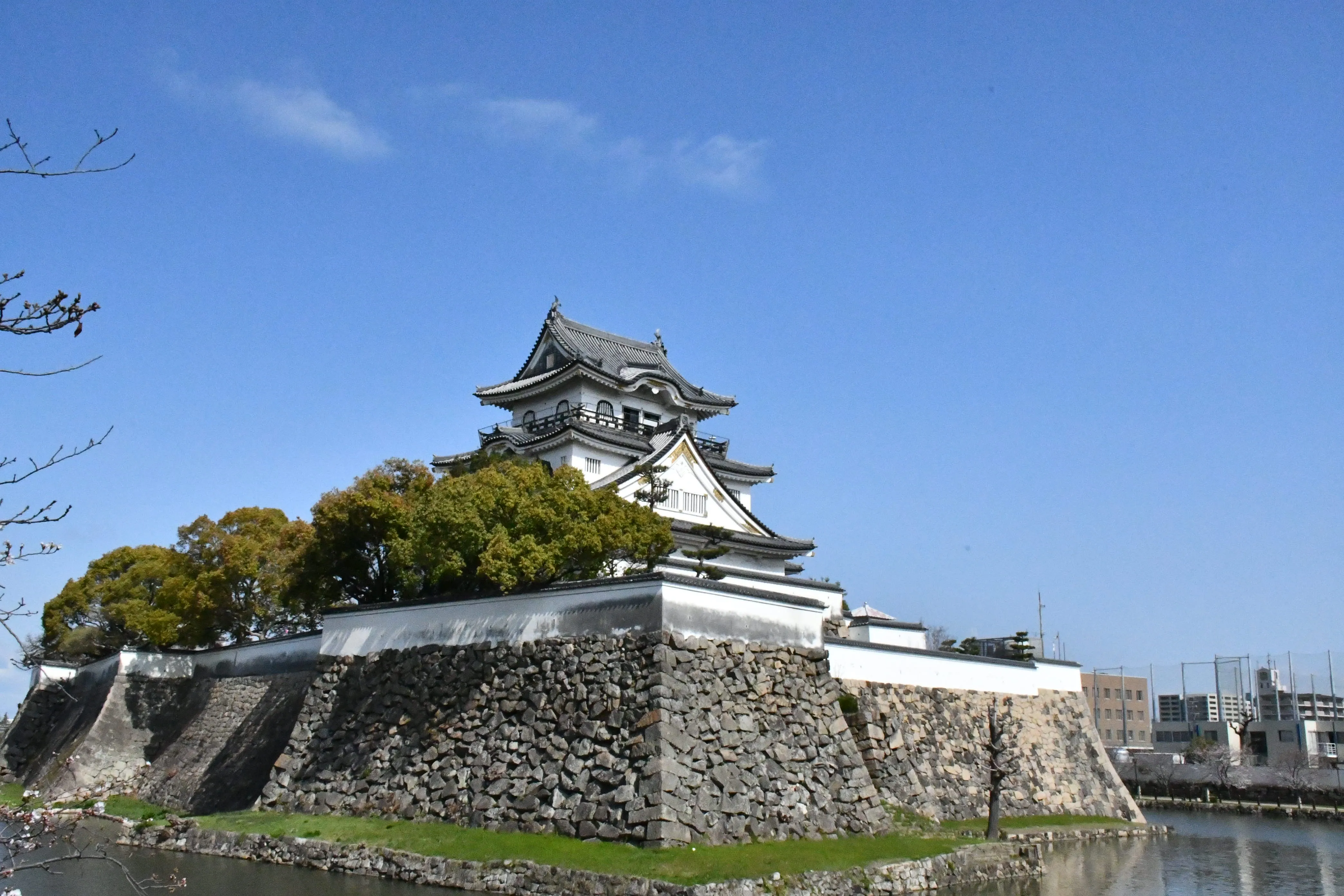 岸和田城の風景